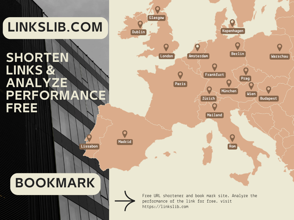linkslib.com, bookmark organizer, free url shortener. URL organizer